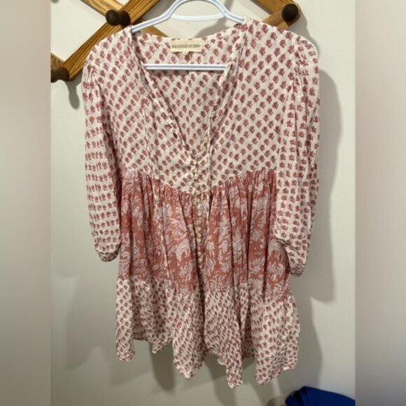 NEVER WORN- DAUGHTERS OF INDIA -Nora Mini Dress ~ Primrose - Picture 4 of 12